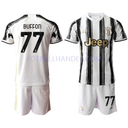 Barn Fotballdrakter Juventus Gianluigi Buffon 77 Hjemme 2020-21 Kortermet